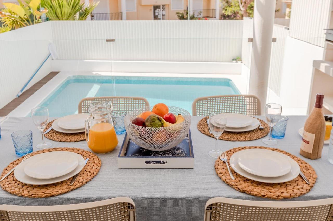 Seascape Villa Private Pool & Rooftop Jacuzzi With Sea View Near Manta Rota Beach Vila Nova de Cacela Ngoại thất bức ảnh