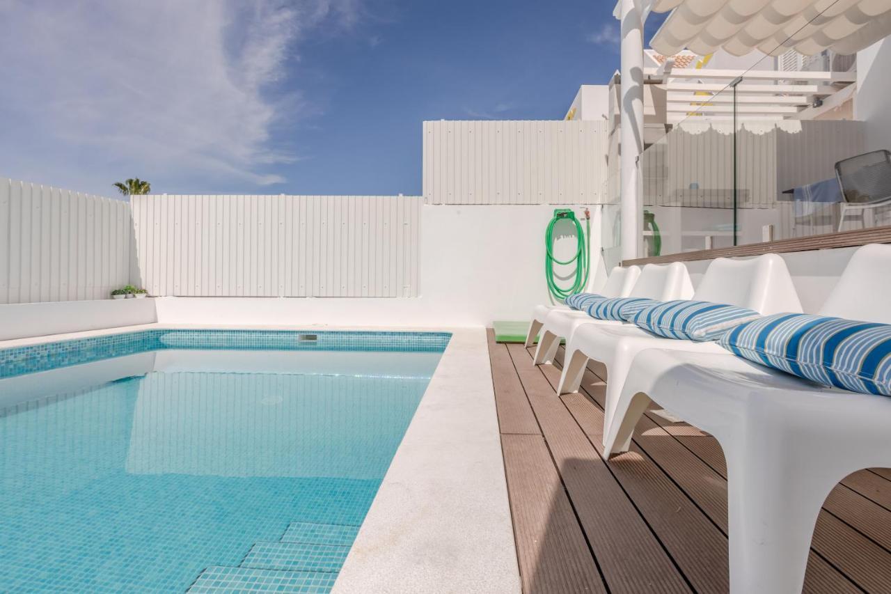 Seascape Villa Private Pool & Rooftop Jacuzzi With Sea View Near Manta Rota Beach Vila Nova de Cacela Ngoại thất bức ảnh